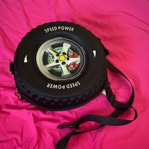 tire design satchel bag!